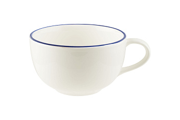 Чашка 250 мл. чайная d=96 мм. h=56 мм. Линеа Синий (блюдце 78007) /1/6/708/