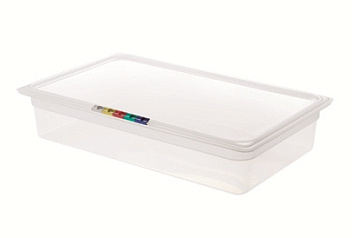 Гастроемкость 1/1 h= 65 мм. 530*325 мм. 8,5 л. п/п прозрачная /1/7/