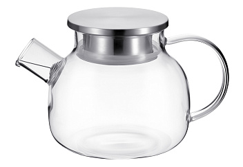 Чайник 1000 мл. заварочный с крышкой нерж, Термостекло /1/