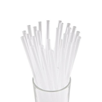 Трубочки кокт. 0,8*20 см. 250 шт/уп. прямые прозрачные Милк КОРОТКИЕ /1/23/