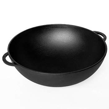 Сковорода Wok d=26 см. h=9 см. 3,4 л. чугун с 2 ручками /1/6/