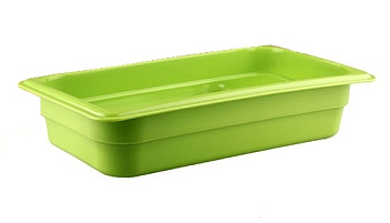 Гастроемкость 1/3 h= 65 мм. 2,4 л. п/п зеленая /1/7/