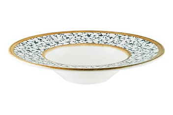 Тарелка для пасты d=280 мм.  400 мл. белая середина Калиф, форма Банкет Bonna /1/6/396/