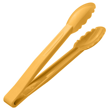 Щипцы универсальные 24 см. желтые поликарбонат (до +120°C) MGprof /1/20/