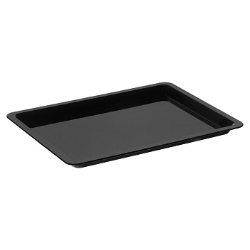 Поднос для подачи 26*20 см. поликарбонат, черный б/крышки (крышка 76834) GP /1/24/
