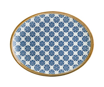 Блюдо овальное 310*240 мм. Калиф Лотус, форма Мув Bonna /1/6/582/
