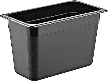 Гастроемкость 1/3 h=200 мм. 6,5 л. п/п черная GP /1/18/