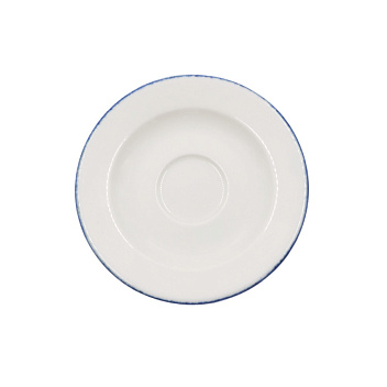 Блюдце d=120 мм. Ретро синий край (чашка 70698), форма Банкет Bonna /1/6/3648/