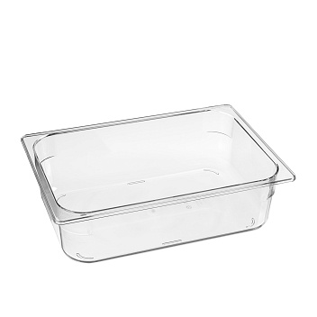 Лоток для мороженого 7,0 л. 360*250*102 мм. (-40/+99℃) прозрач, п/к, б/крышки GP /1/12/ ТП