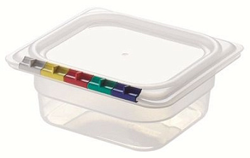 Гастроемкость 1/6 h= 65 мм. 176*162 мм. 1 л. п/п прозрачная /1/14/