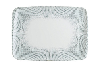 Блюдо прямоуг. 300*210 мм. Ирис Серый, форма Мув Bonna /1/6/ ВДОХНОВЕНИЕ