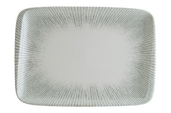 Блюдо прямоуг. 230*160 мм. Ирис Серый, форма Мув Bonna /1/12/1260/ ВДОХНОВЕНИЕ