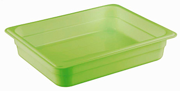 Гастроемкость 1/2 h= 65 мм. 325*265 мм. 3,8 л. п/п зеленая /1/14/