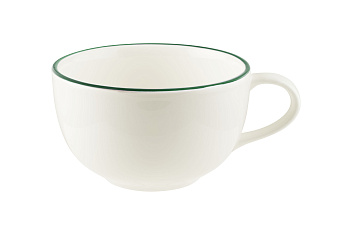Чашка 350 мл. чайная d=110 мм. h=68 мм. Линеа Зеленый (блюдце 78069) Bonna /1/6/456/