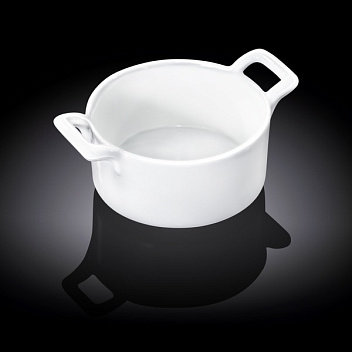 Емкость для закусок d=95 мм. h=70 мм. 75 мл. с ручками Wilmax /1/12/144/