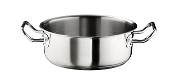 Кастрюля  8,75 л. нерж. d=32 см. h=11,5 см. б/кр (индукция) Мастер Pinti /1/