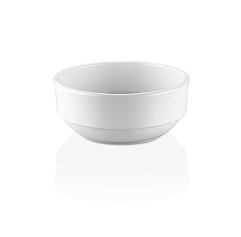 Салатник 230/200 мл. d=100 мм. поликарбонат, белый, штабелир. GP /1/100/