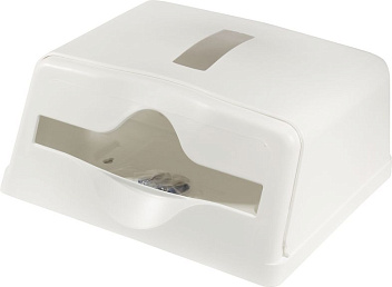 Диспенсер для бумажных полотенец Z, V-слож. пластик до 500 листов (полотенце 56294) MGprof /1/ АКЦИЯ
