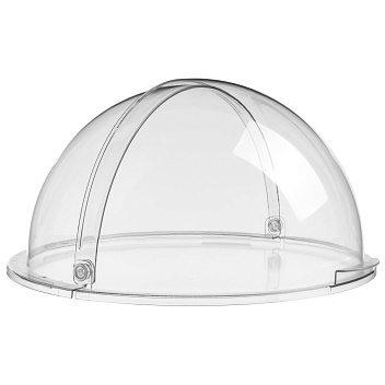 Крышка для подносов,корзин Roll-Top d=40 см. h=20 см. с ручками, поликарбонат, прозрачная GP /1/6/
