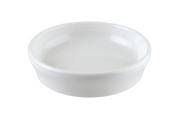 Соусник 100 мл. d=100 мм. h=25 мм. штабелир. Белый, форма Хюгге Bonna /1/12/3360/