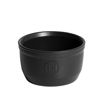 Форма для запекания  250 мл. d=100 мм. h=60 мм. (рамекин) черная керам Emile Henry /1/6/ ТП