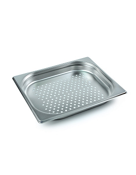 Гастроемкость 1/2 h= 40 мм. 2 л. нерж. перфорир. d=6 мм. MGSteel /1/6/12/