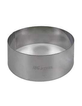 Форма кондитерская "Круг" d= 9 см. h=4 см. нерж. MGsteel  /1/160/ АКЦИЯ