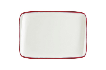 Блюдо прямоуг. 230*160 мм. Линеа Бургундия, форма Мув  Bonna/1/12/1260/