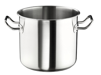 Котел  7,2 л. нерж. d=22 см. h=19,5 см. б/кр (индукция) Мастер Pinti /1/