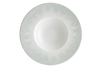 Тарелка d=240 мм. глубокая 270 мл. h=47 мм. Ирис Серый, форма Банкет Bonna /1/12/ ВДОХНОВЕНИЕ