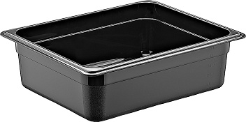 Гастроемкость 1/2 h=100 мм. 325*265 мм. 5 л. п/п черная GP /1/12/