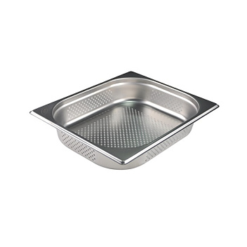 Гастроемкость 1/2 h= 65 мм. 4 л. нерж. перфорир. d=6 мм. MGsteel /1/6/12/