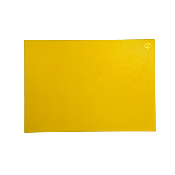 Доска разделочная п/п 500*350*18 мм. желтая поверхность шагрень MGprof  /1/10/