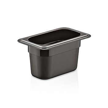 Гастроемкость 1/9 h=100 мм. 0,75 л. п/п черная GP /1/54/