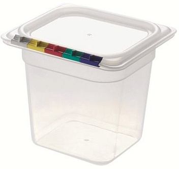 Гастроемкость 1/6 h=150 мм. 2,2 л. поликарб. прозрач. /1/8/