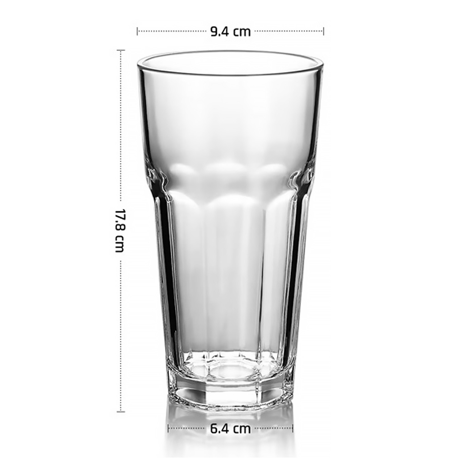 Стакан для пива 620 мл. d=94 мм. h=178 мм. Касабланка MGline /6/24/