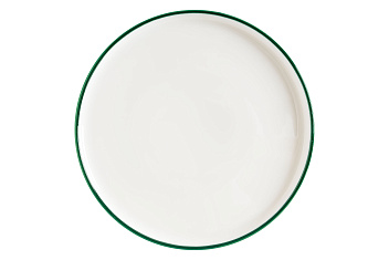 Тарелка d=280 мм. Линеа Зеленый, форма Хюгге Bonna /1/12/