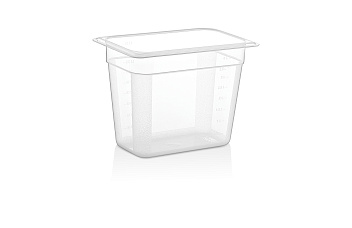 Гастроемкость 1/4 h=200 мм. 4,5 л. п/п прозрачная GP /1/24/