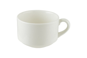 Чашка 280 мл. чайная d=92 мм. h=65 мм. штабелир. Пьюре Дот (блюдце 74215), форма Банкет Bonna /1/6/1056/