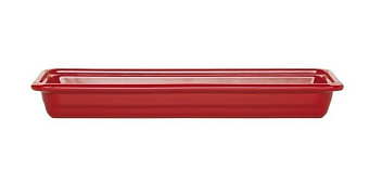 Гастроемкость 1/1 h= 65 мм. 5,0 л. красная керам Emile Henry /1/2/100/ ТП