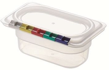 Гастроемкость 1/9 h= 65 мм. 176*108 мм. 0,6 л. поликарб. прозрач. /1/21/