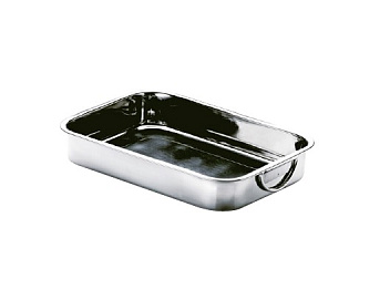 Противень для лазаньи 42*30 см. нерж. со складными ручками Abert /1/ ВДОХНОВЕНИЕ