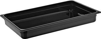 Гастроемкость 1/1 h= 65 мм. 6 л. п/п черная GP /1/6/