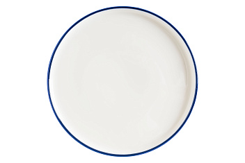 Тарелка d=250 мм. Линеа Синий, форма Хюгге Bonna /1/6/