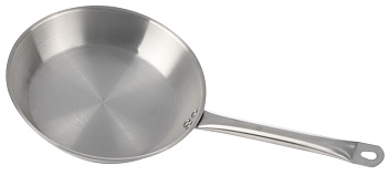 Сковорода d=24 см. h=5 см. 1,8 л. нерж. (индукция) /1/6/