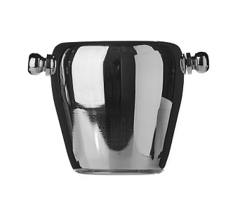 Ведро для льда 0,95 л. нерж. d=11 см. с утолщенными стенками MGsteel /1/24/