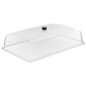 Крышка для гастроем., подносов 1/1 53*32,5 см. h=12,5 см. поликарбонат, прозрачная GP/1/6/