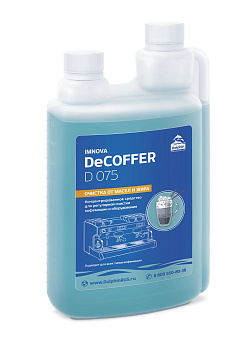 Средство моющее для удаления кофейных масел и молочного жира в кофемашинах 1 л., с дозатором DeCoffer /1/