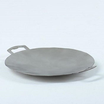 Сковорода для Саджа d=30 см. 0,9 л. нерж. с 2 ручками /1/