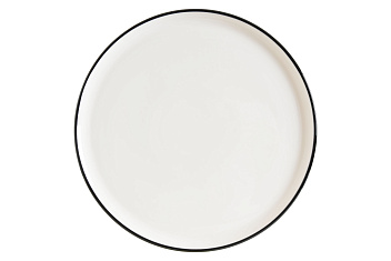 Блюдо для пиццы d=320 мм. Линеа Черный, форма Гурмэ Bonna /1/6/348/